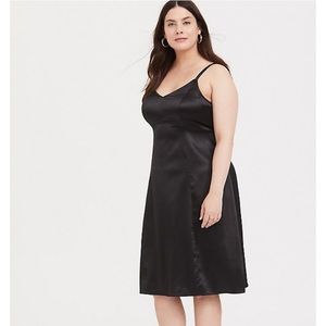 Torrid MIDI Satin Slip Dress